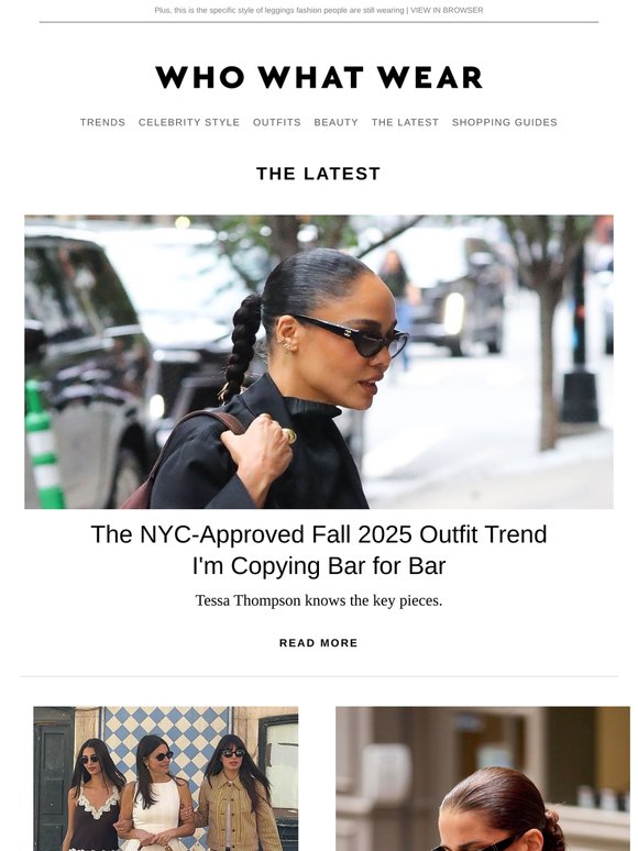 Who What Wear: The NYC-approved fall outfit trend I'm copying bar for ...