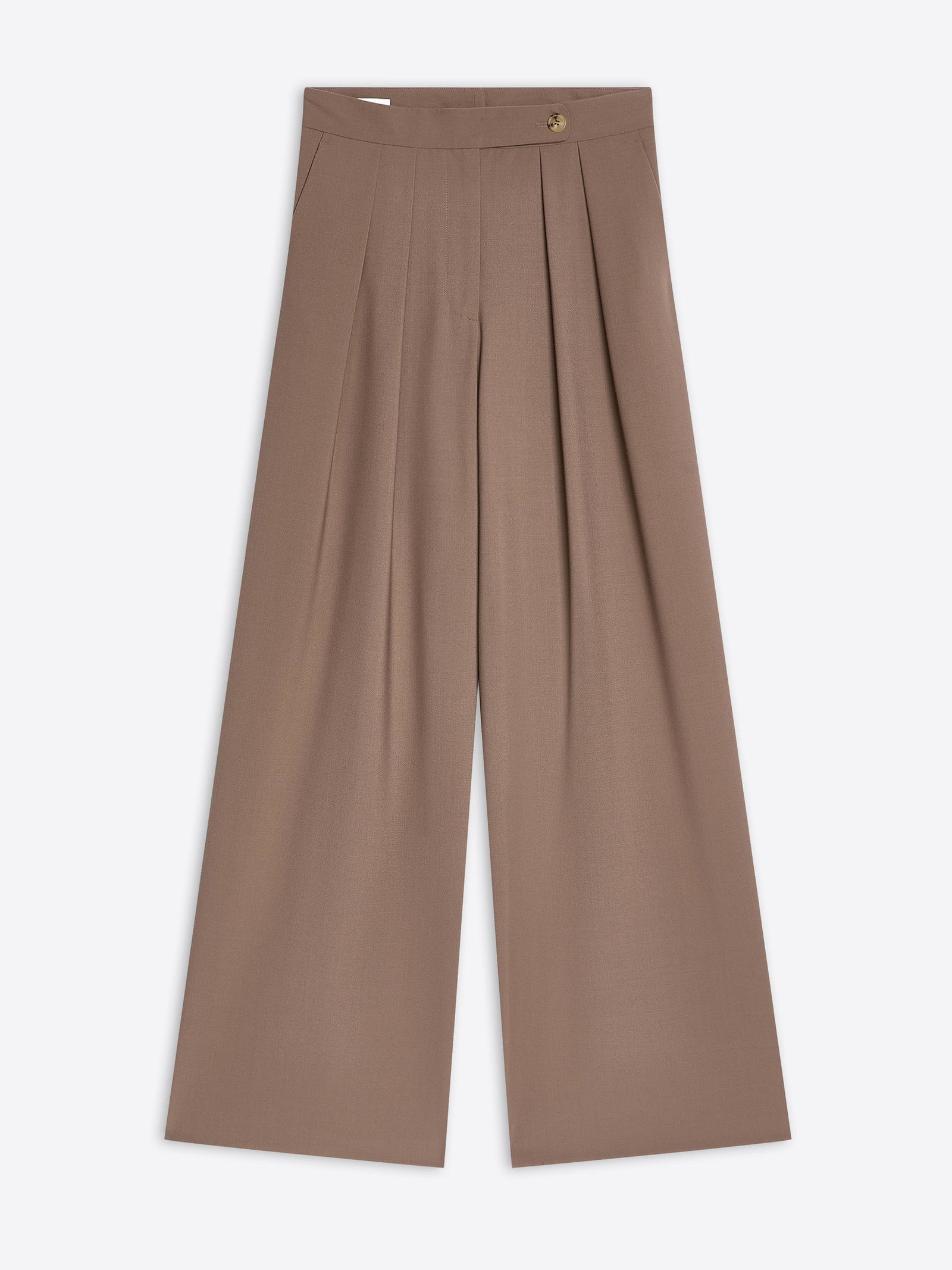 Wide pleated pants