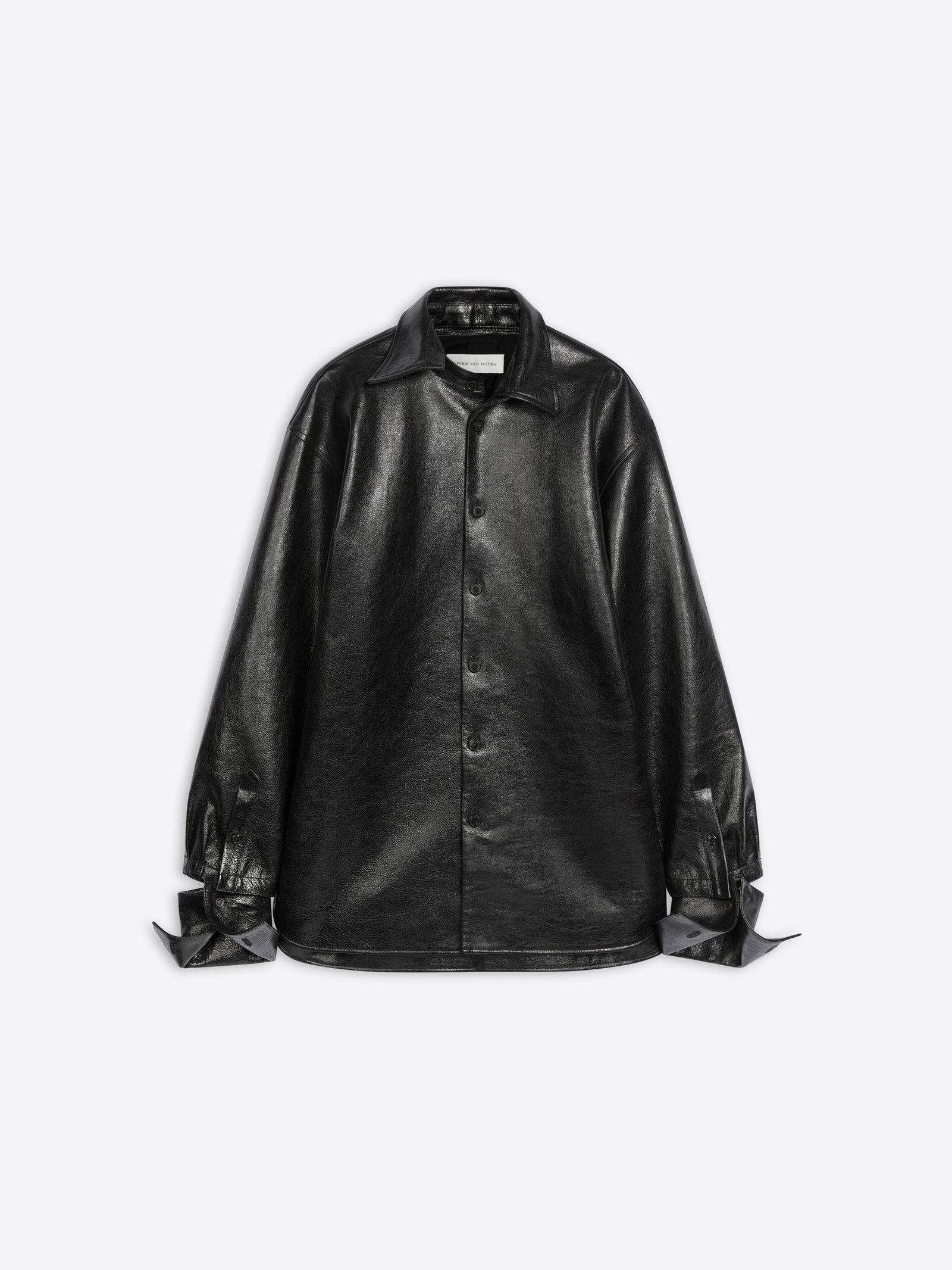 Adjustable leather shirt