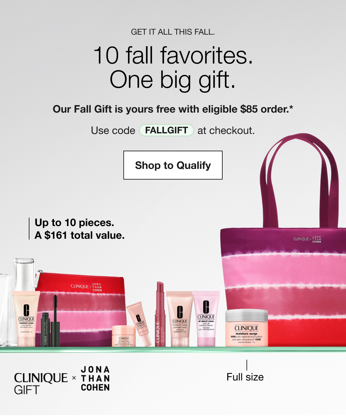 Clinique: FREE 10-piece gift with eligible $85 order.* | Milled