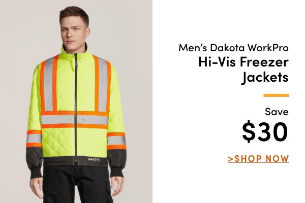 Men's Dakota WorkPro Hi-Vis Freezer Jackets Save $30