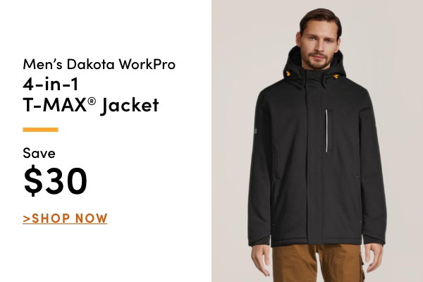 Men's Dakota WorkPro 4-in-1 T-Max Jacket Save $30