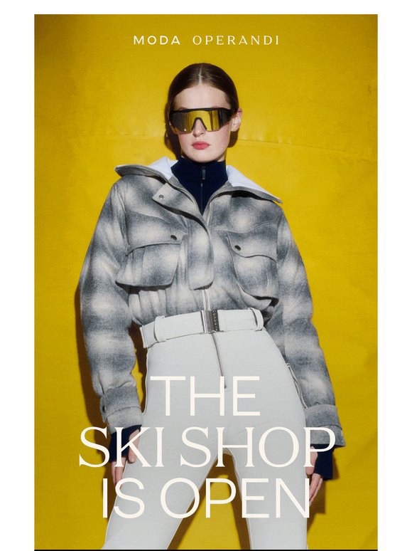 The SKI SHOP is OPEN 🎿 🏔️