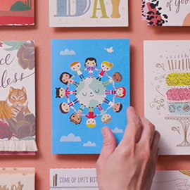 Hallmark - UNICEF greeting card design.