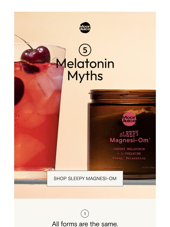 5 melatonin myths, busted