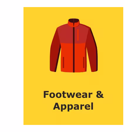 Footwear & Apparel.