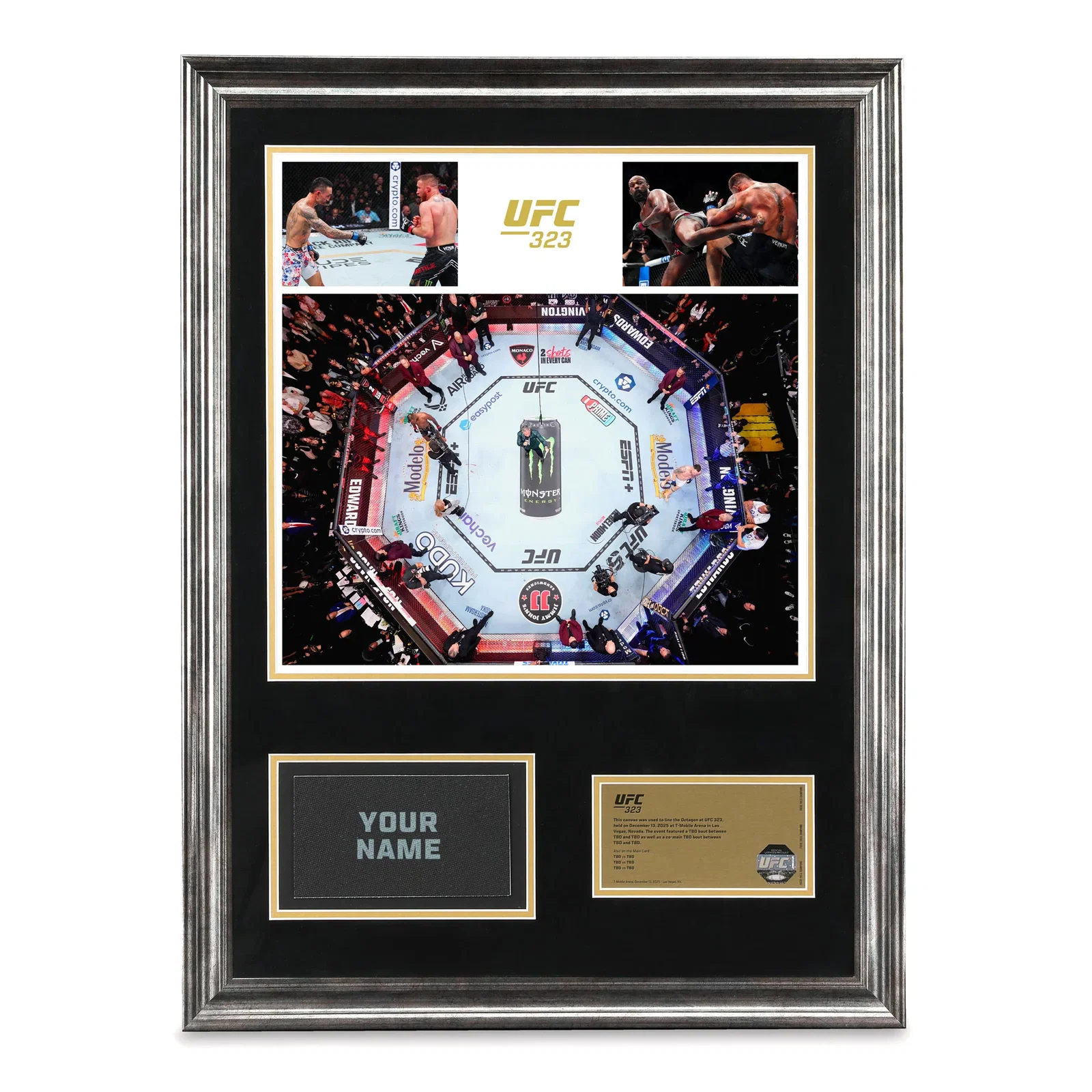 Image of UFC 323 Name on Canvas