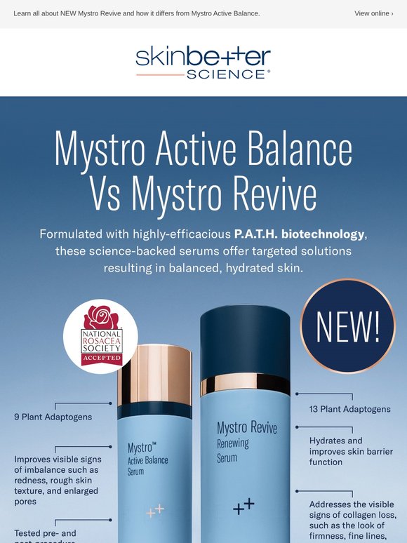 SkinBetter Science: What’s the difference? Mystro vs Mystro Revive | Milled