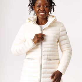 Shannon Vegan Down Coat | Off White
