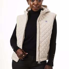 Devon Vegan Down Vest | Linen
