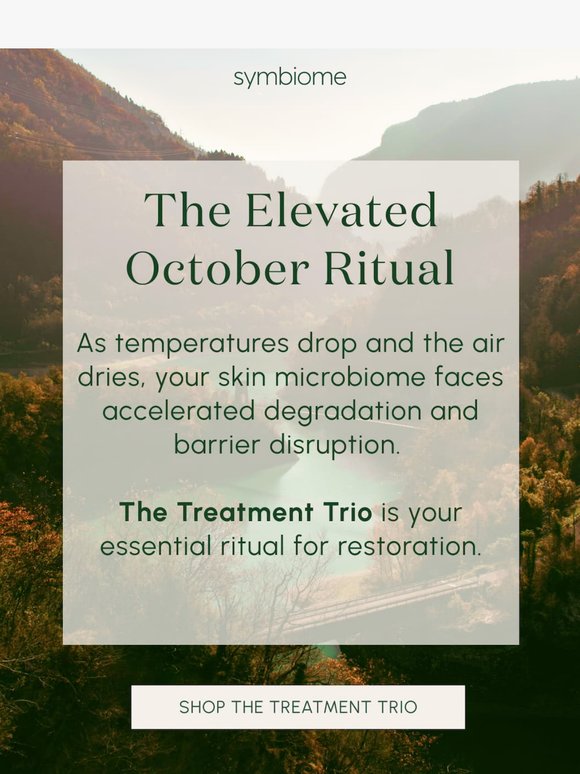 Symbiome: Your Ultimate October Ritual: 3-Steps for Balanced Skin | Milled