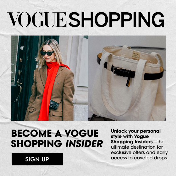 Vogue Shopping sign up