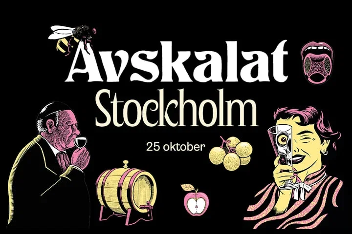 För 2: Avskalat Vin- & Ciderfestival i Stockholm den 25 oktober