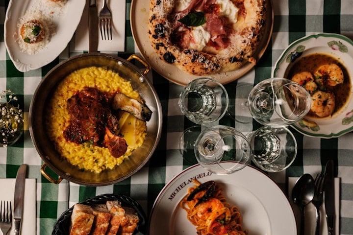 Tvårätters italiensk middag på Michelangelo i Gamla Stan