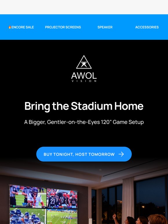 AWOL Vision: Bring the Stadium Home: A Bigger, Gentler-on-the-Eyes 120 ...