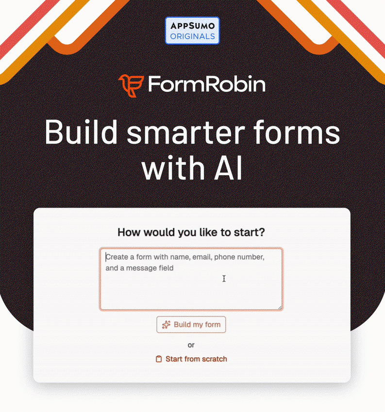 FormRobin: Build Smarter forms with AI
