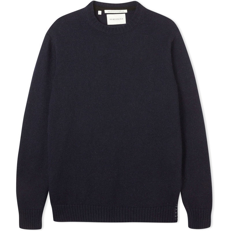 Image of Herring Annan crew jumper in navy
