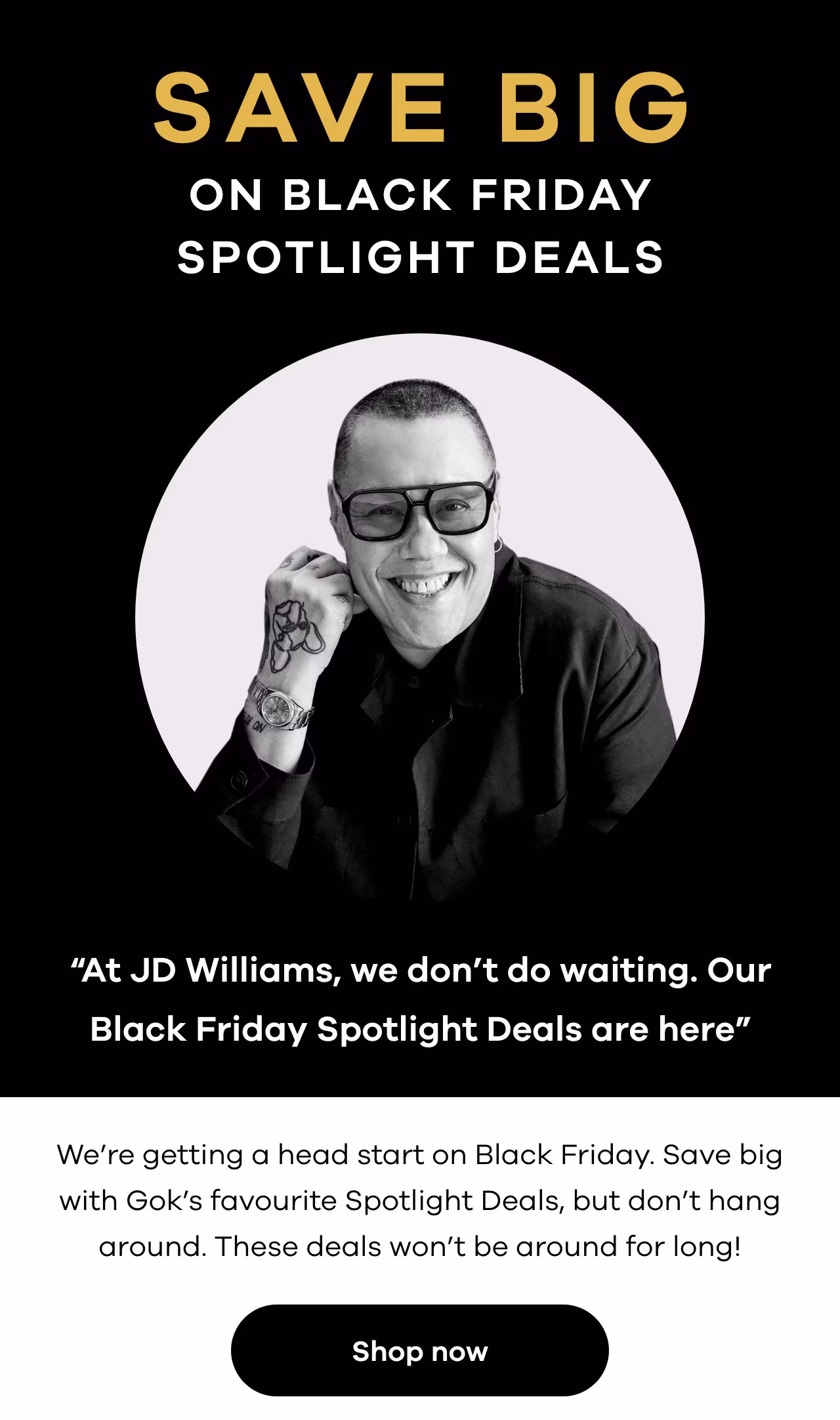 Save big on Black Friday Spotlight Deals