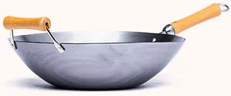 Joyce Chen Classic Series 14-Inch Carbon Steel Wok with Birch Handles