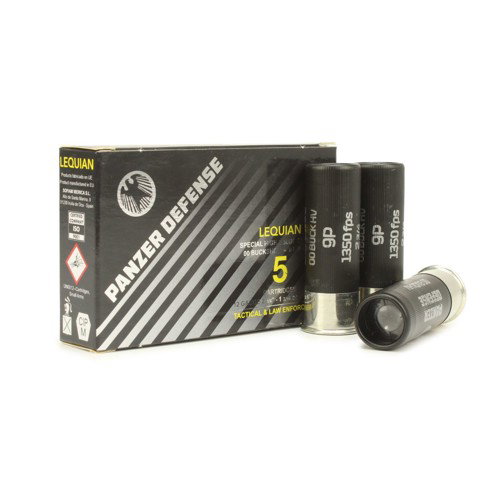 PANZER ARMS 12ga 00 Buckshot - 2 3/4" - 9 Pellets 5rd