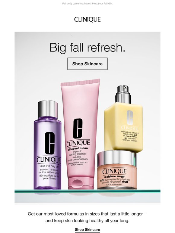 Enjoy 25% off select jumbo-sized skincare today.