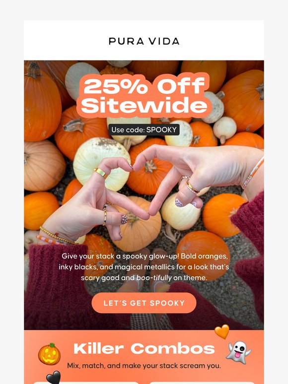 25% Off Sitewide Starts NOW! 👻