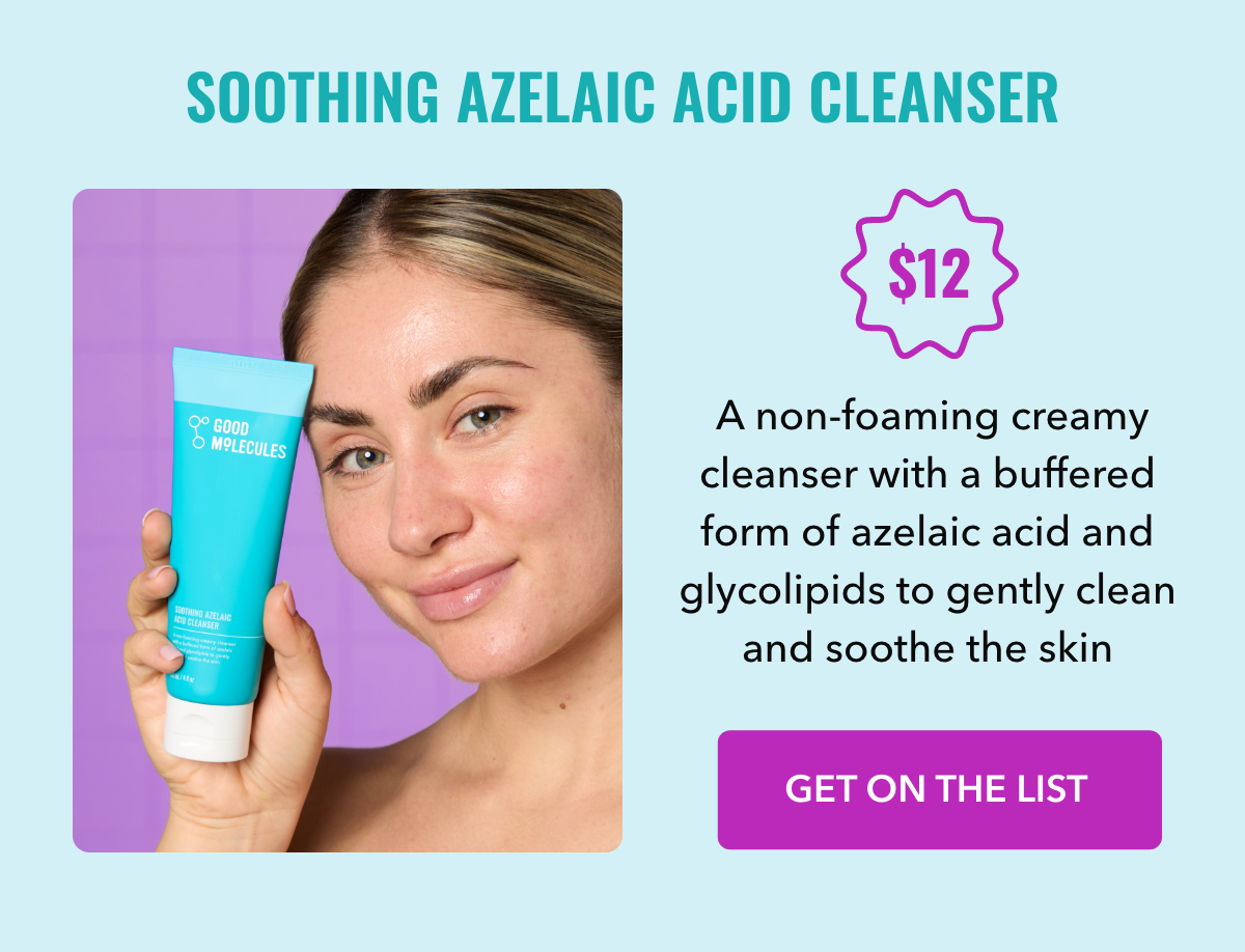 Soothing Azelaic Acid Cleanser $12