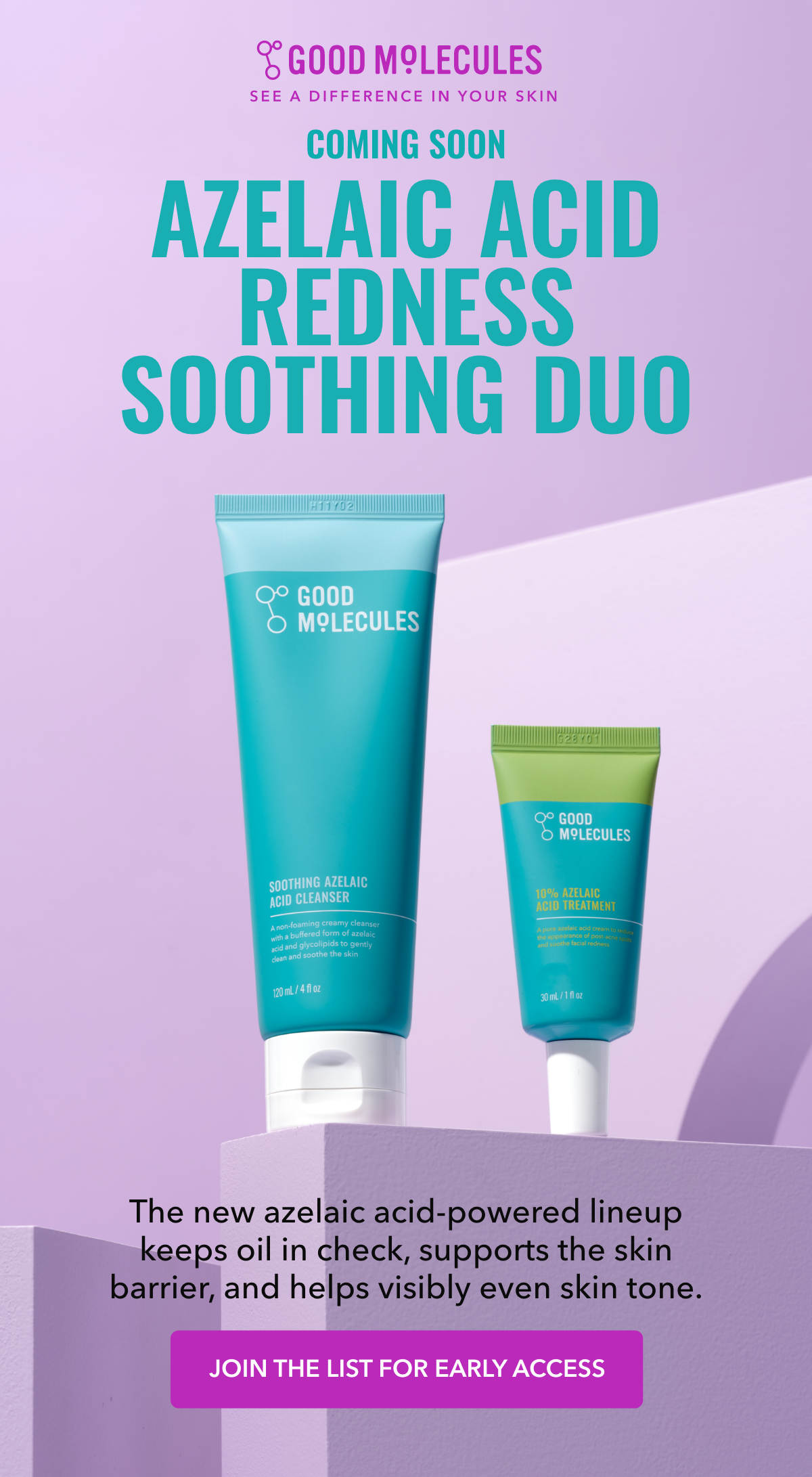 Coming Soon - Azelaic Acid Redness Soothing Duo
