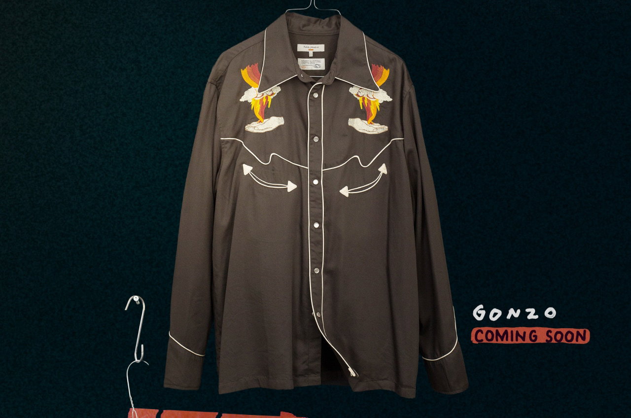 Gonzo Western Shirt Sunburns Black/Brown