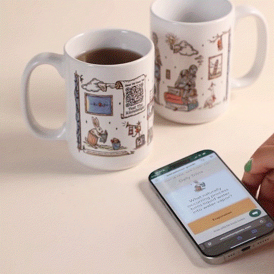 Trivia Every Day Interactive QR Mug