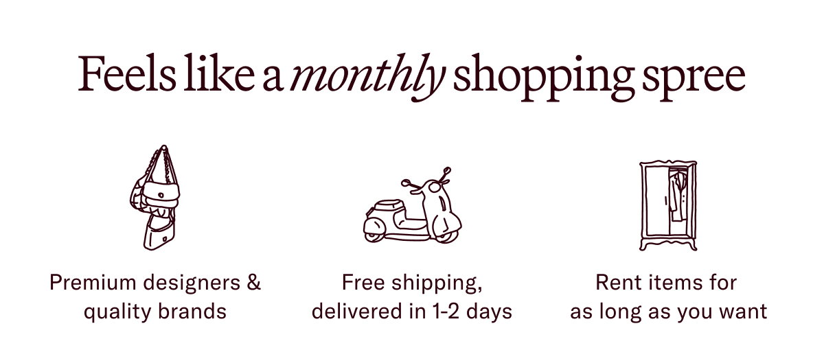Feels like a monthly shopping spree