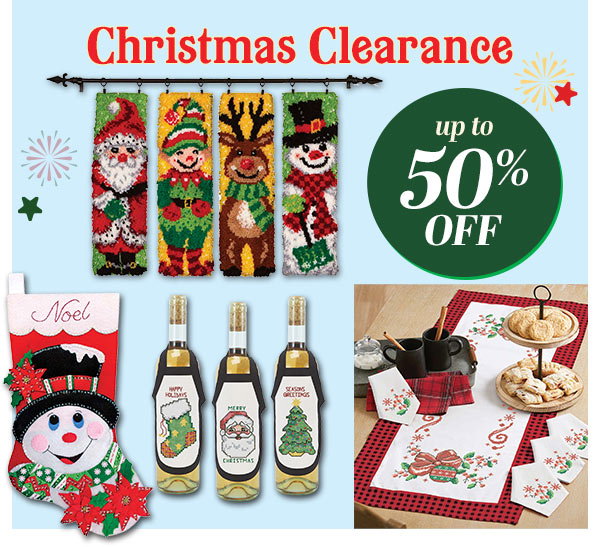 Christmas Clearance up to 50% Off