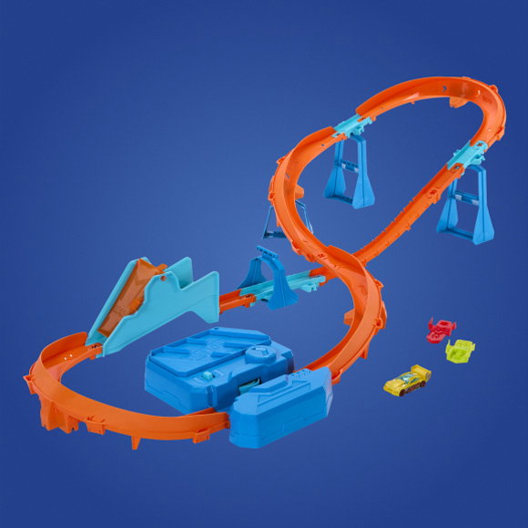 Hot Wheels Track Creator Boosted Jump Speedway Set 