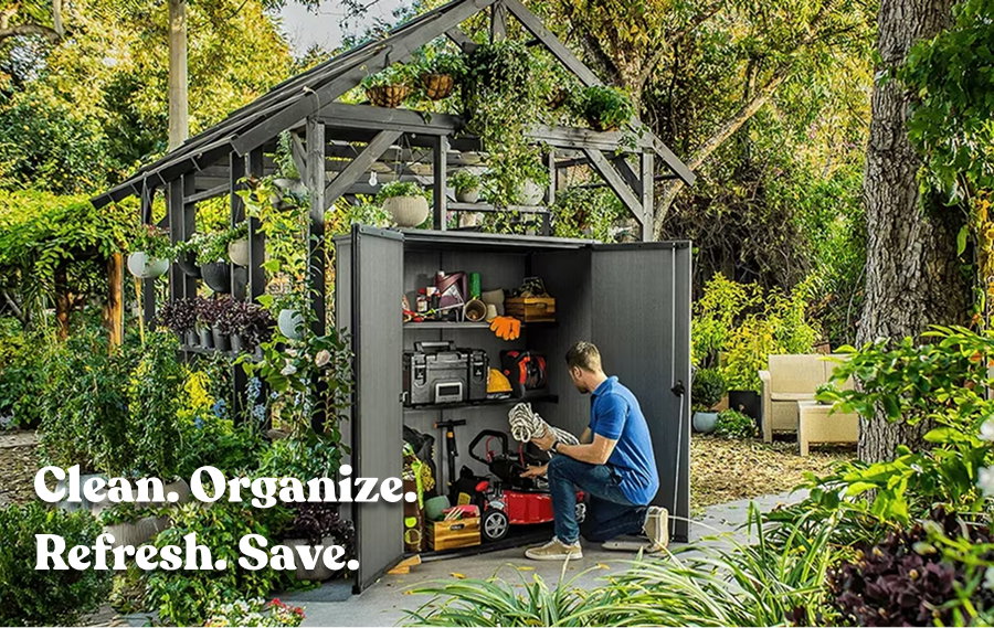 Clean. Organize. Refresh. Save.