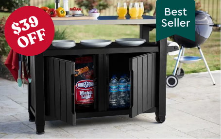 Unity XL Outdoor Kitchen Cart with Storage