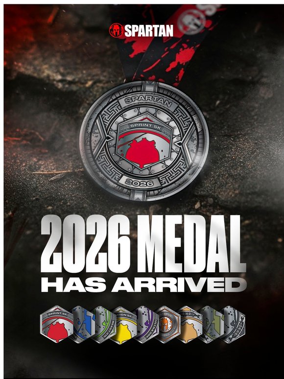 Medaglia Spartan Sprint 2017 Con Cuneo Trifecta – Finisher Race Multicolore - Foto 6