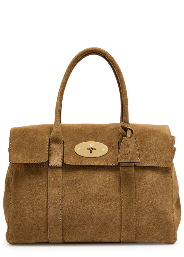 MULBERRY Bayswater small suede shoulder bag
