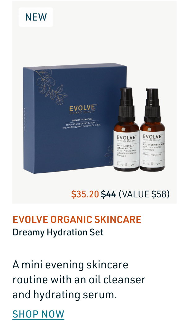 Evolve Organic Skincare Dreamy Hydration Set