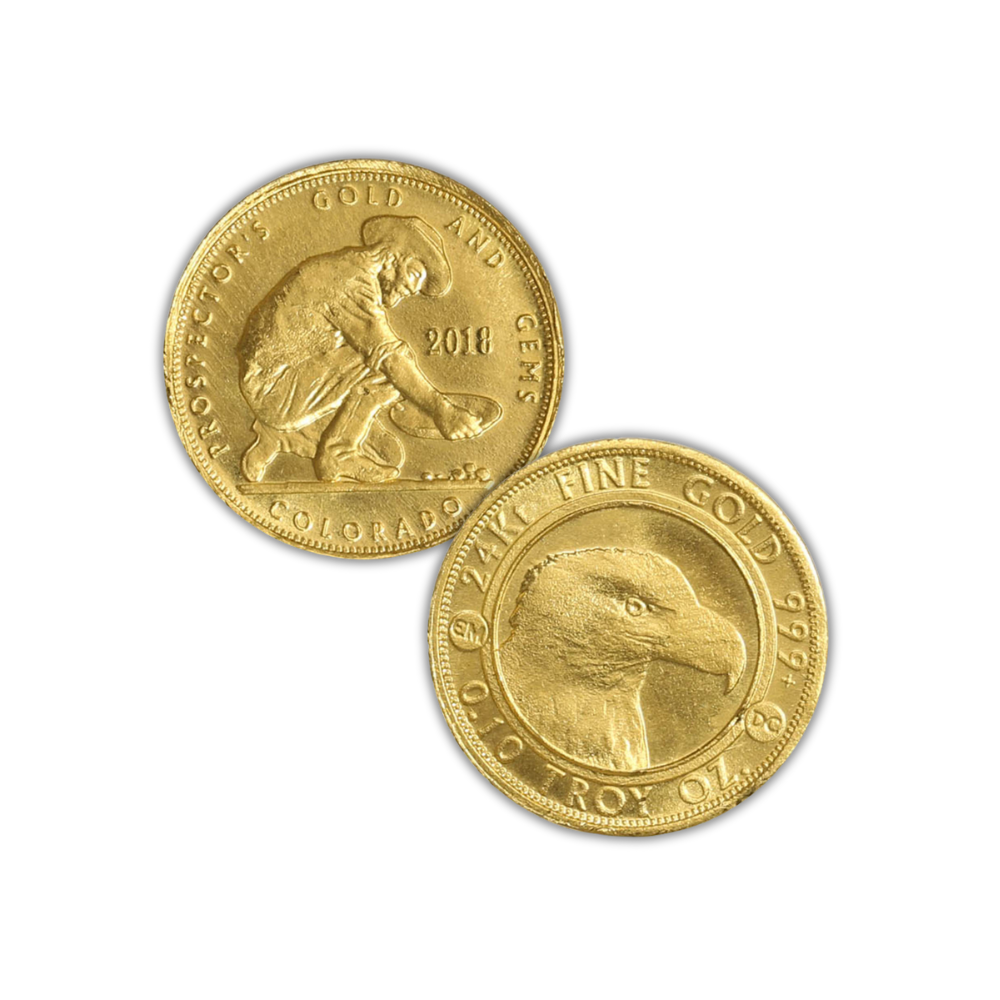 ON SALE: 1/10 oz Gold Round (Varied)