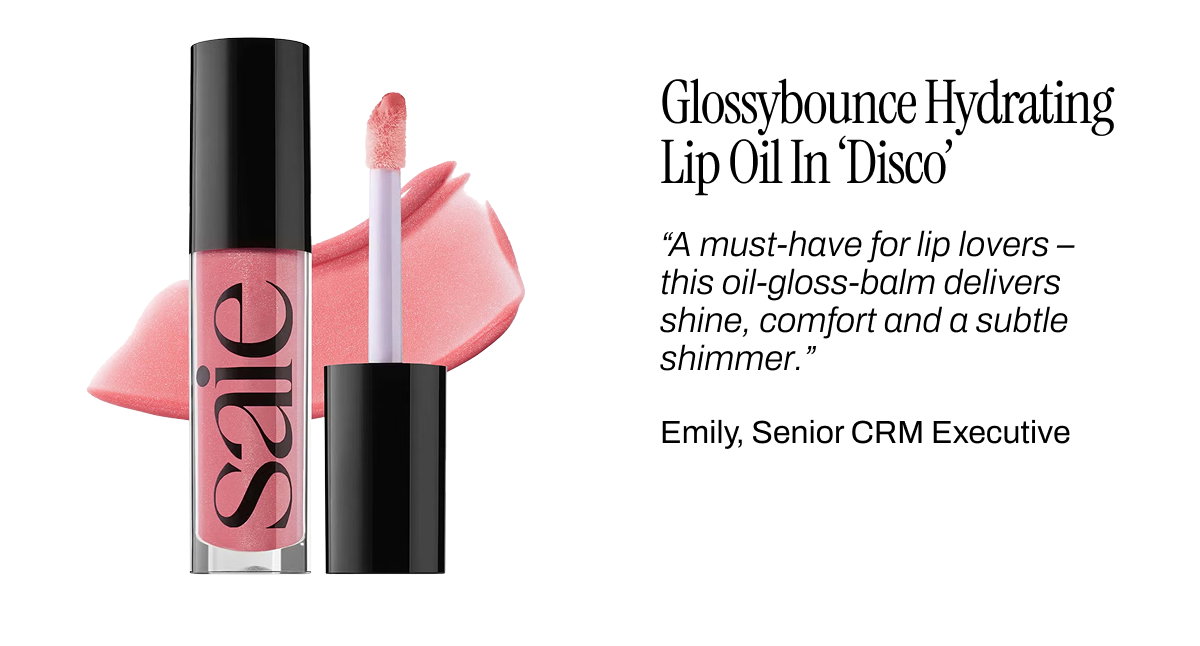 Glossybounce Hydrating Lip Oil in 'Disco'
