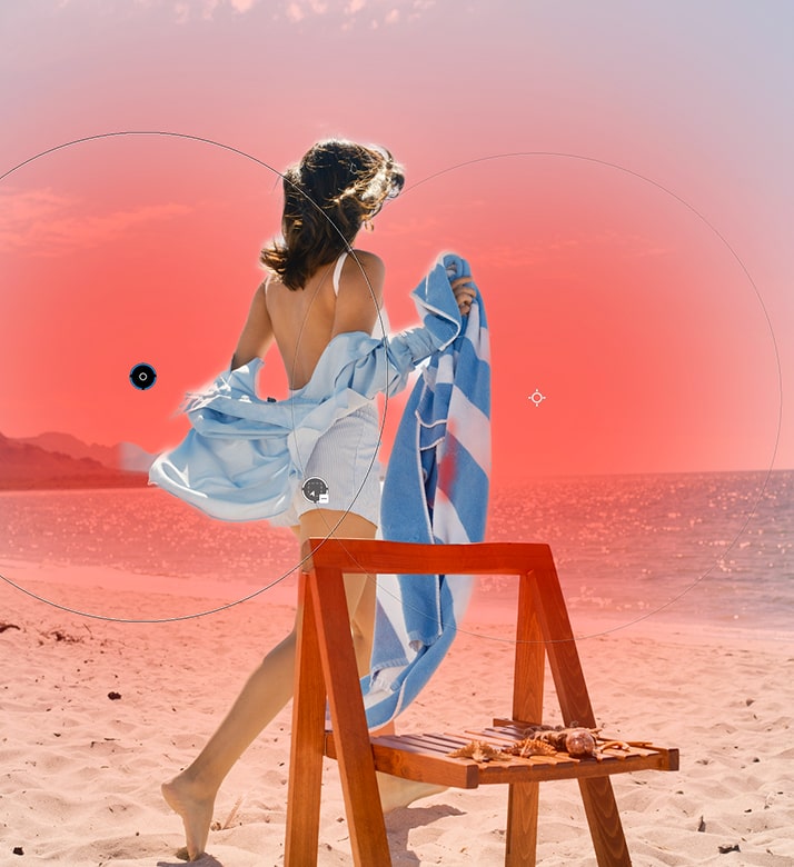 Woman on the beach