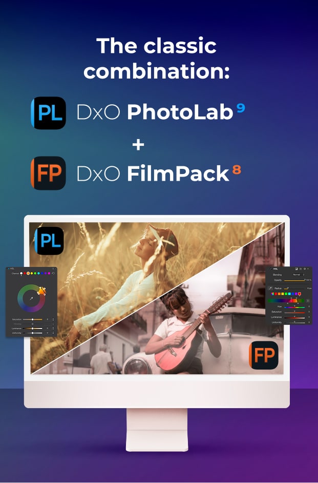 The classic combination: Dxo PhotoLab 9 + DxO FilmPack 8