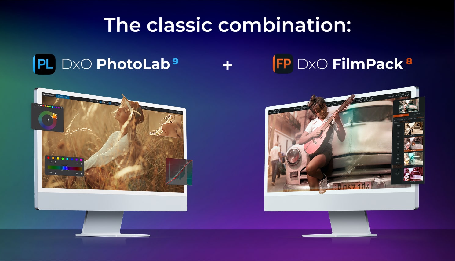 The classic combination: Dxo PhotoLab 9 + DxO FilmPack 8