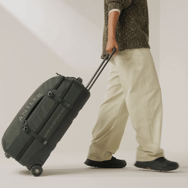 Discovery Wheeled Duffel in Dark Forest Green