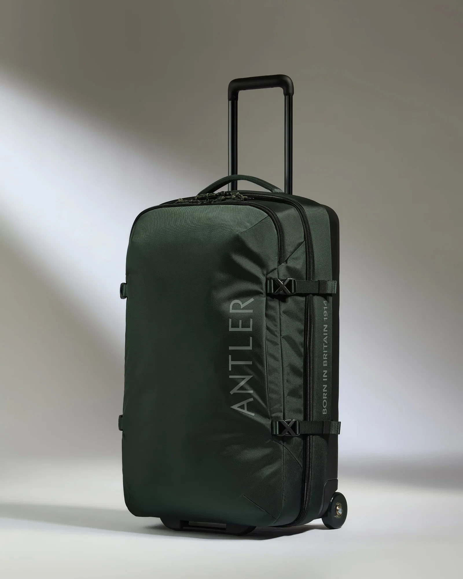 Image of Discovery Wheeled Duffel in Dark Forest Green