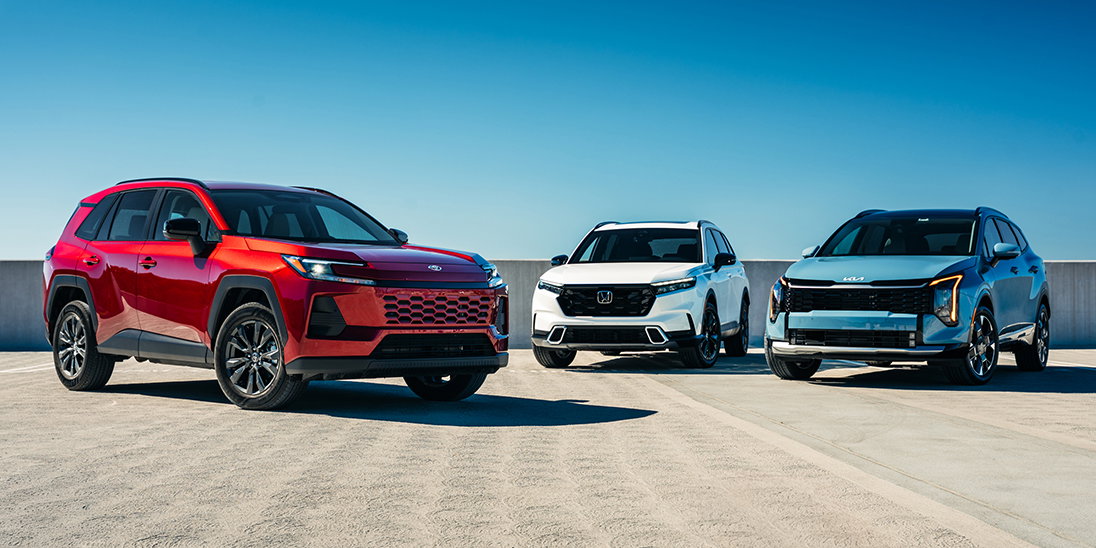2026 Toyota RAV4 vs. Honda CR-V vs. Kia Sportage