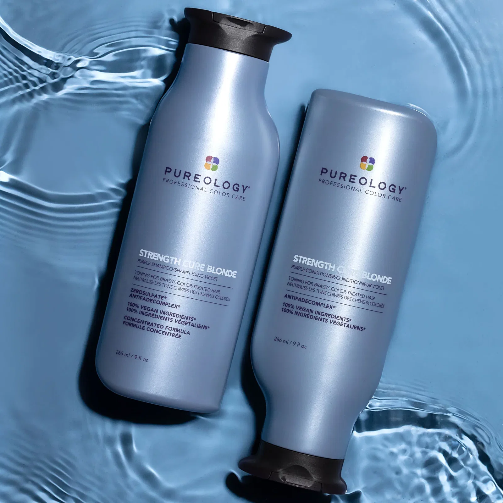 Pureology Strength Cure Blonde Shampoo 266ml & Conditioner 266ml Duo