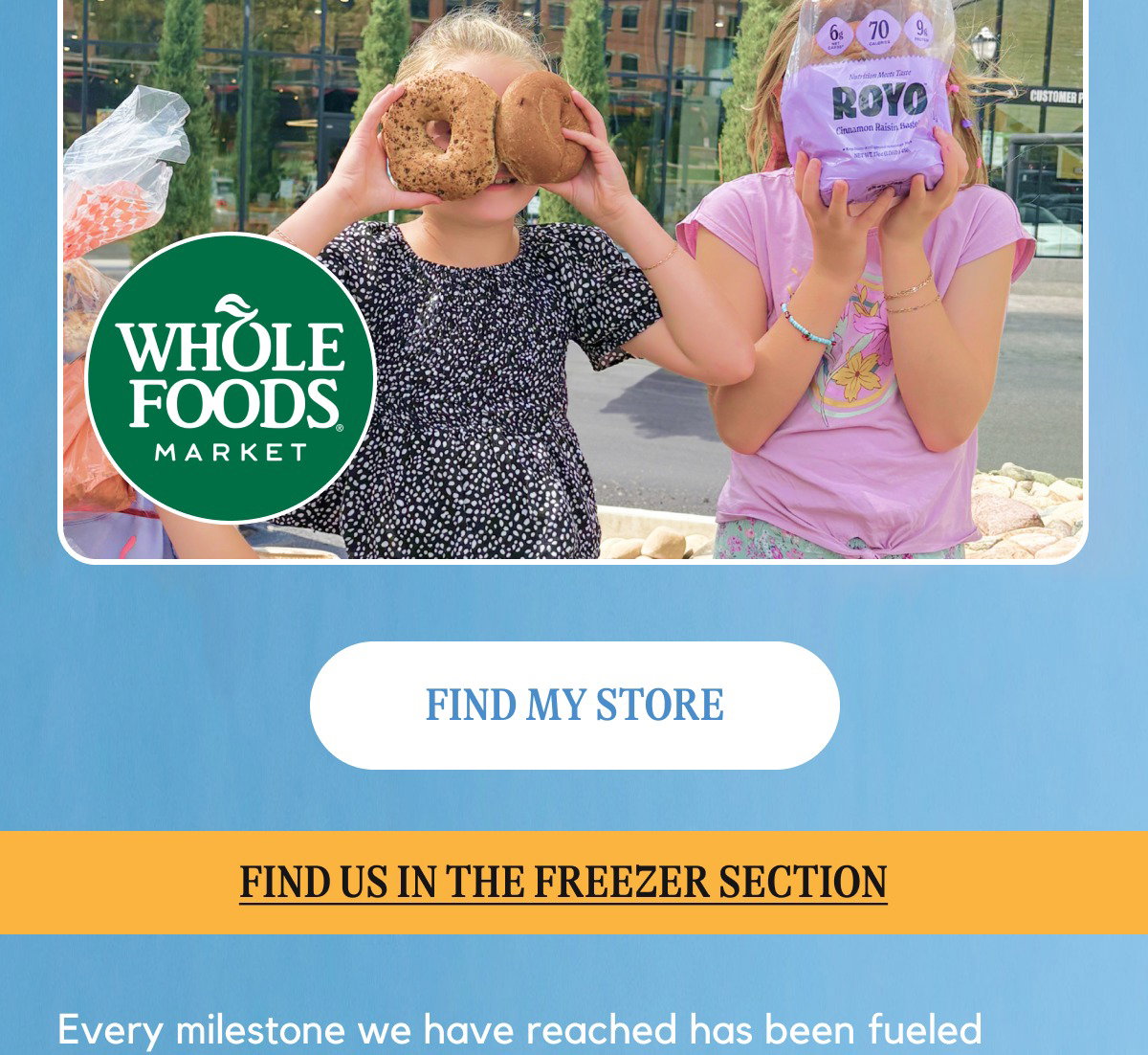 Whole Foods Market [FIND US IN THE FREEZER SECTION]