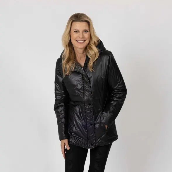 FASHION NEWS Wende-Jacke, schwarz