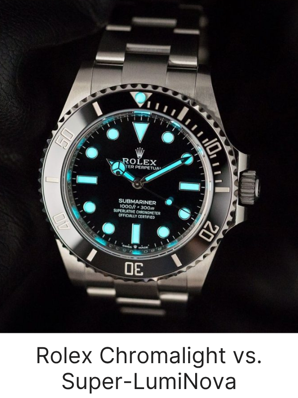 Rolex Chromalight vs. Super-LuminNova Ultimate Guide